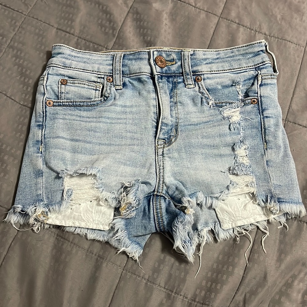 American eagle jean shorts